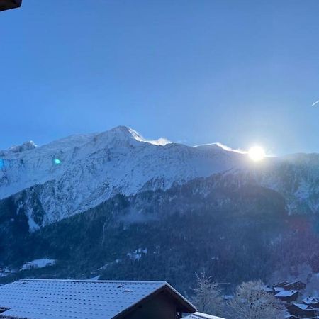 Vue Des "Chavants" Studio 20 M With Balcony Les Houches Exterior foto